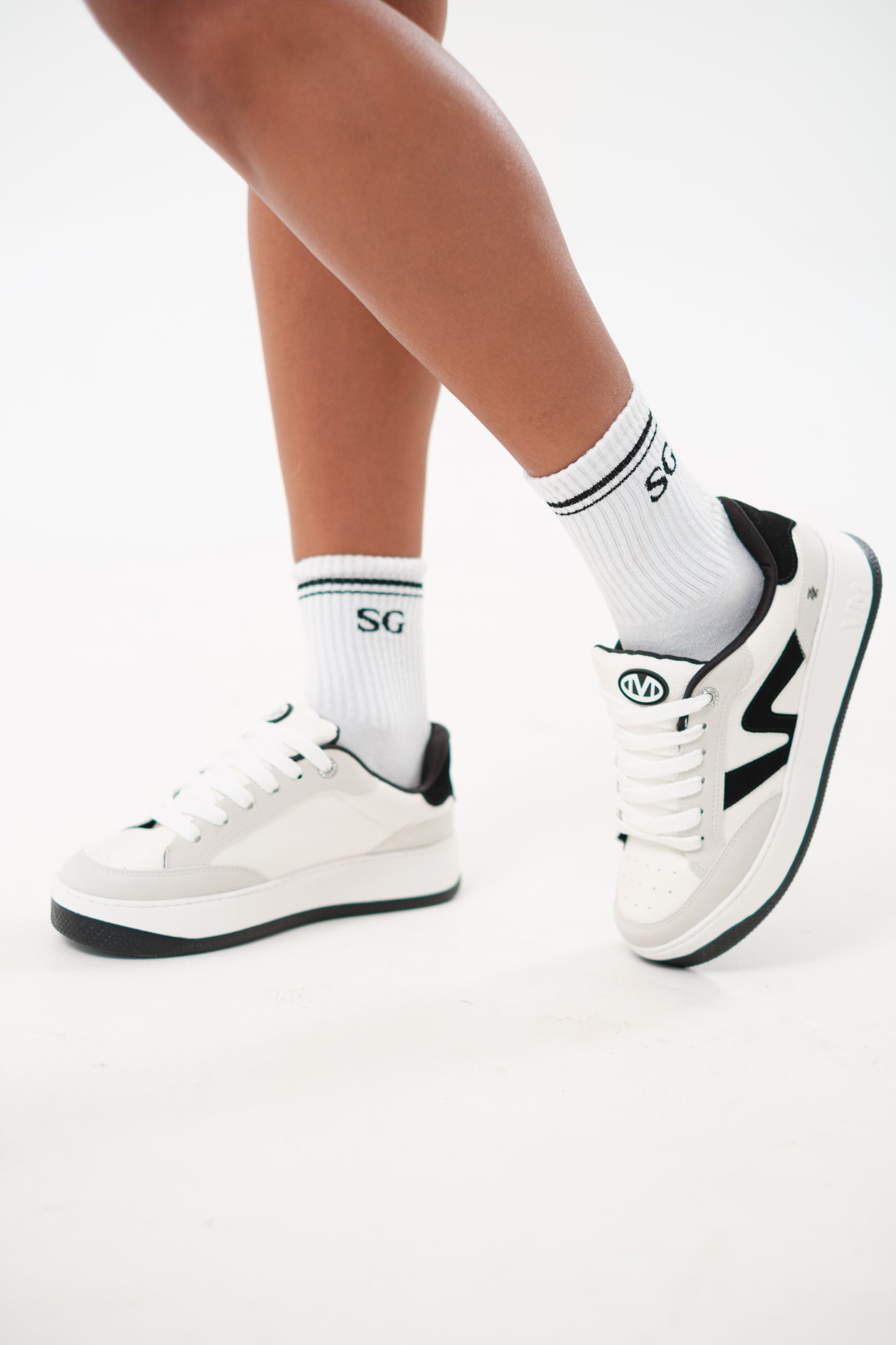 Meia Cano Alto SG Branco