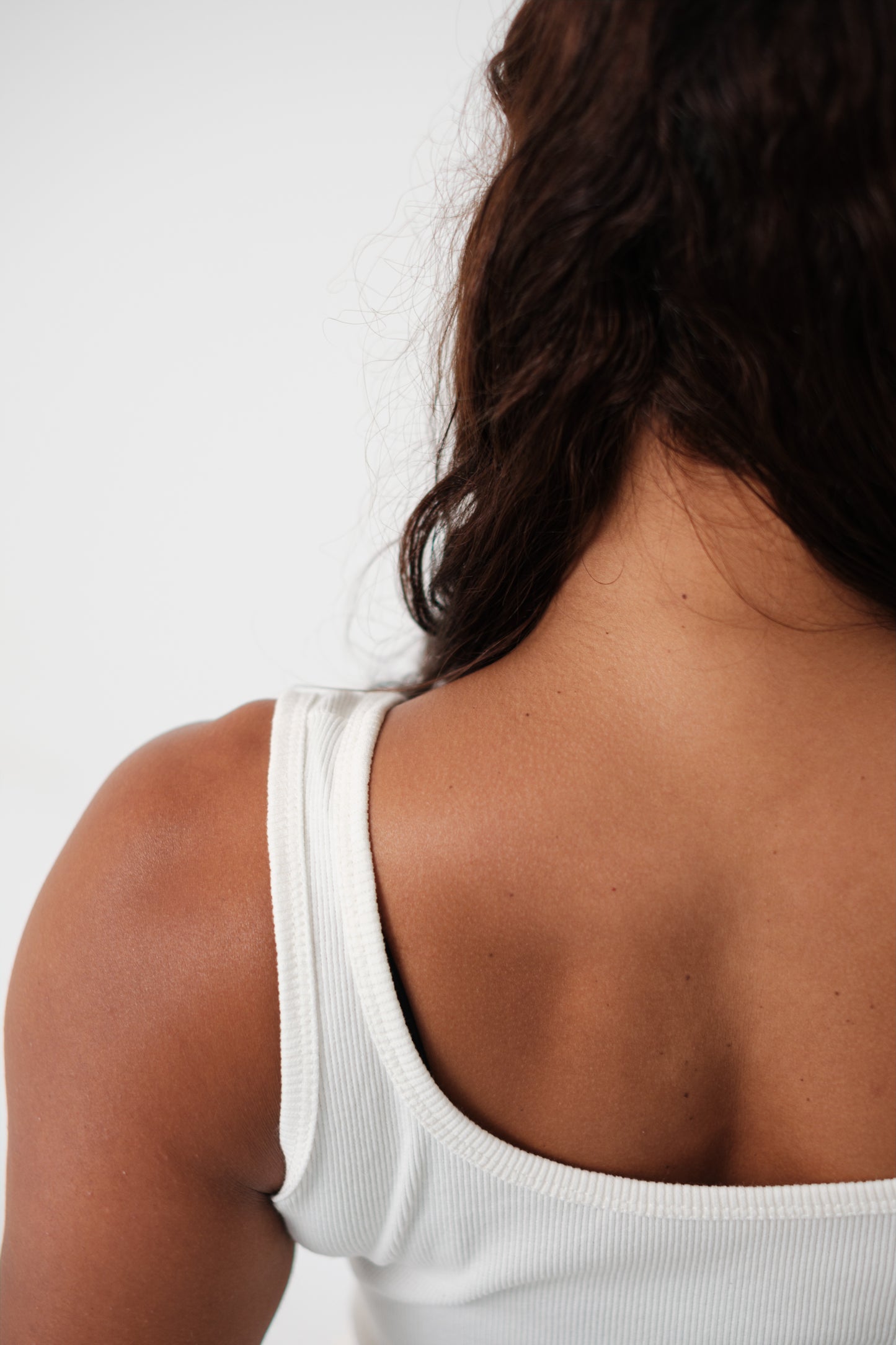 Regata Decote Quadrado Off White