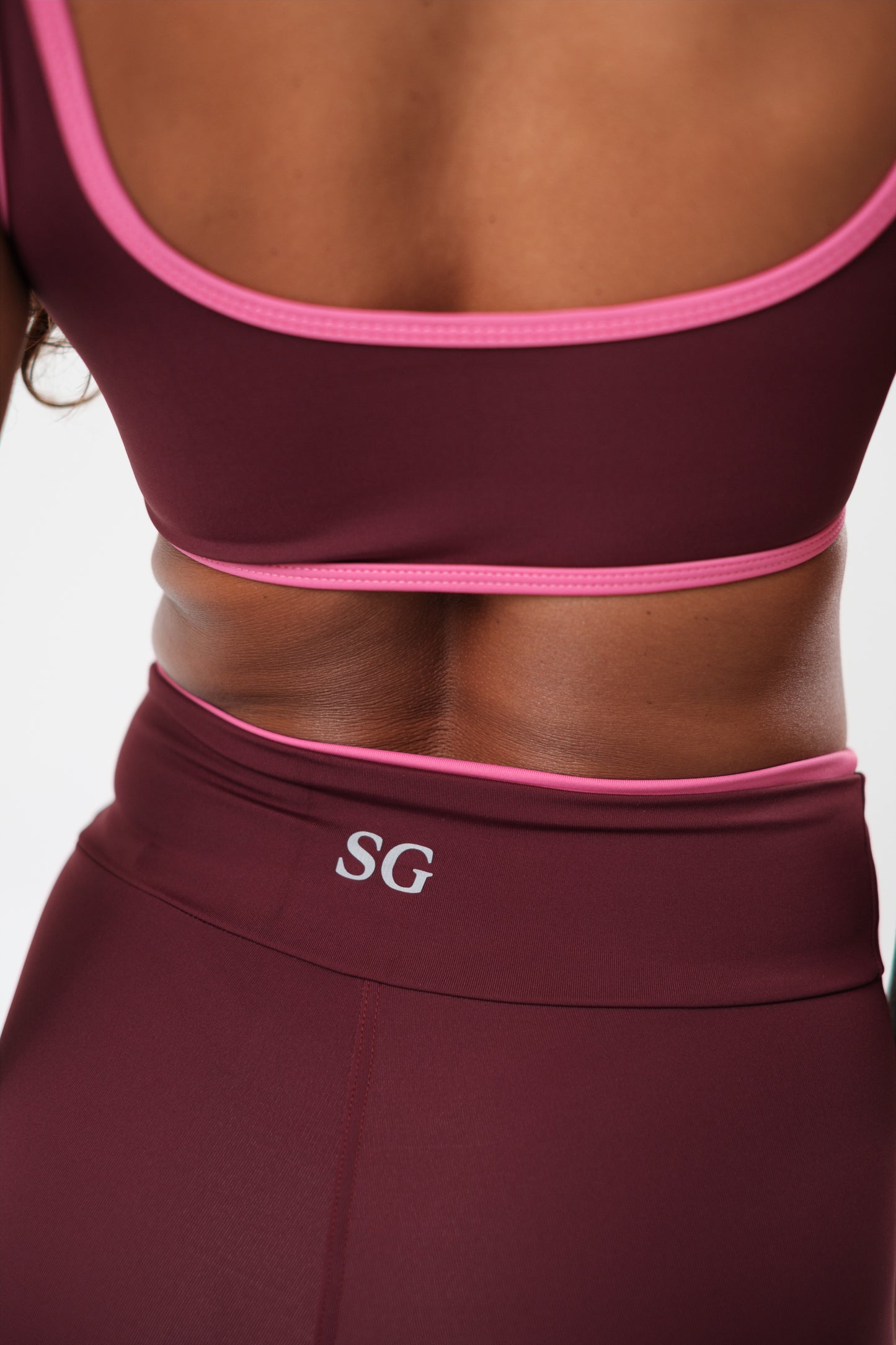 Conjunto Legging e Top Viés Roxo