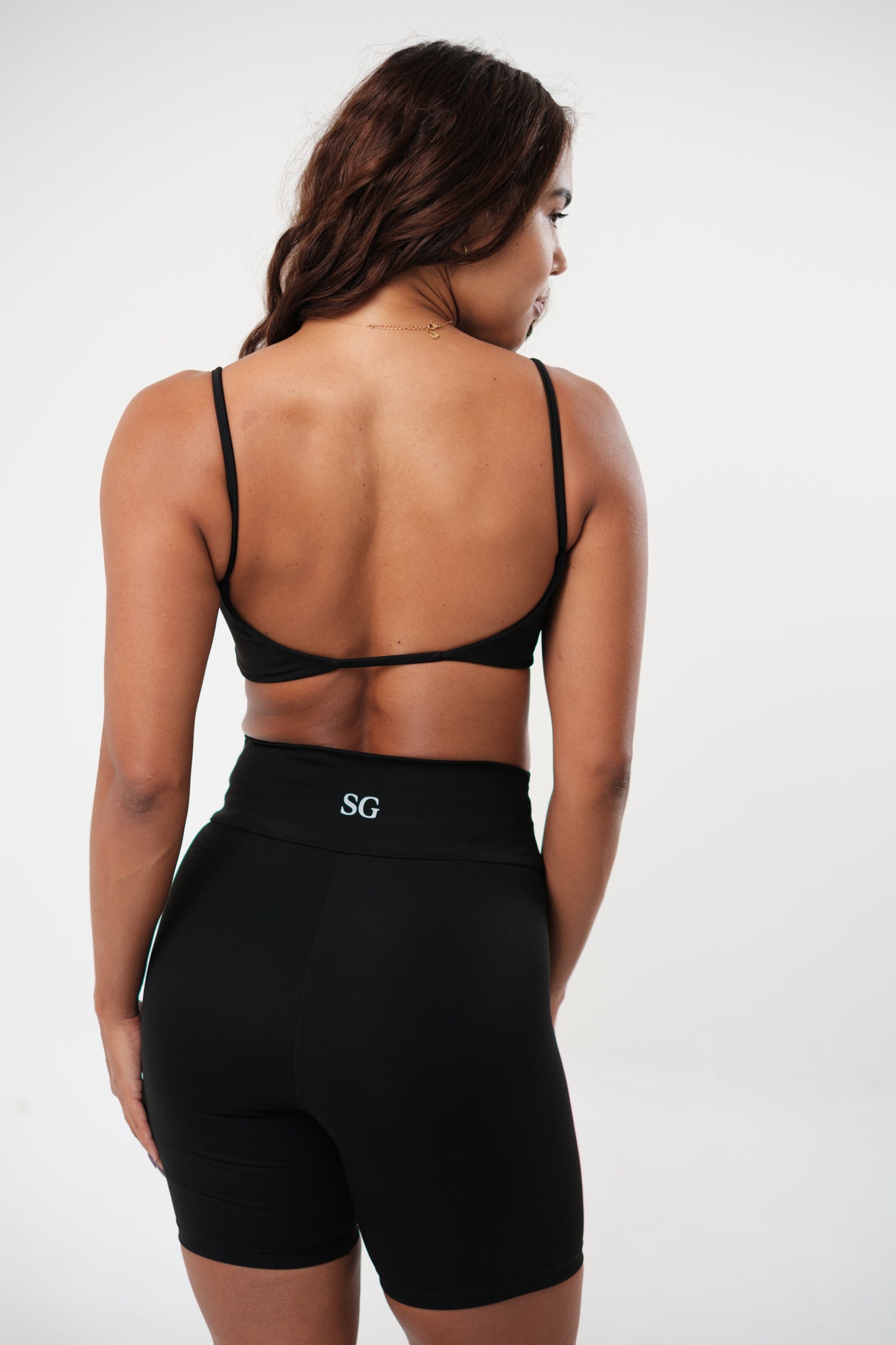 Conjunto Bermuda e Top Essentials Preto