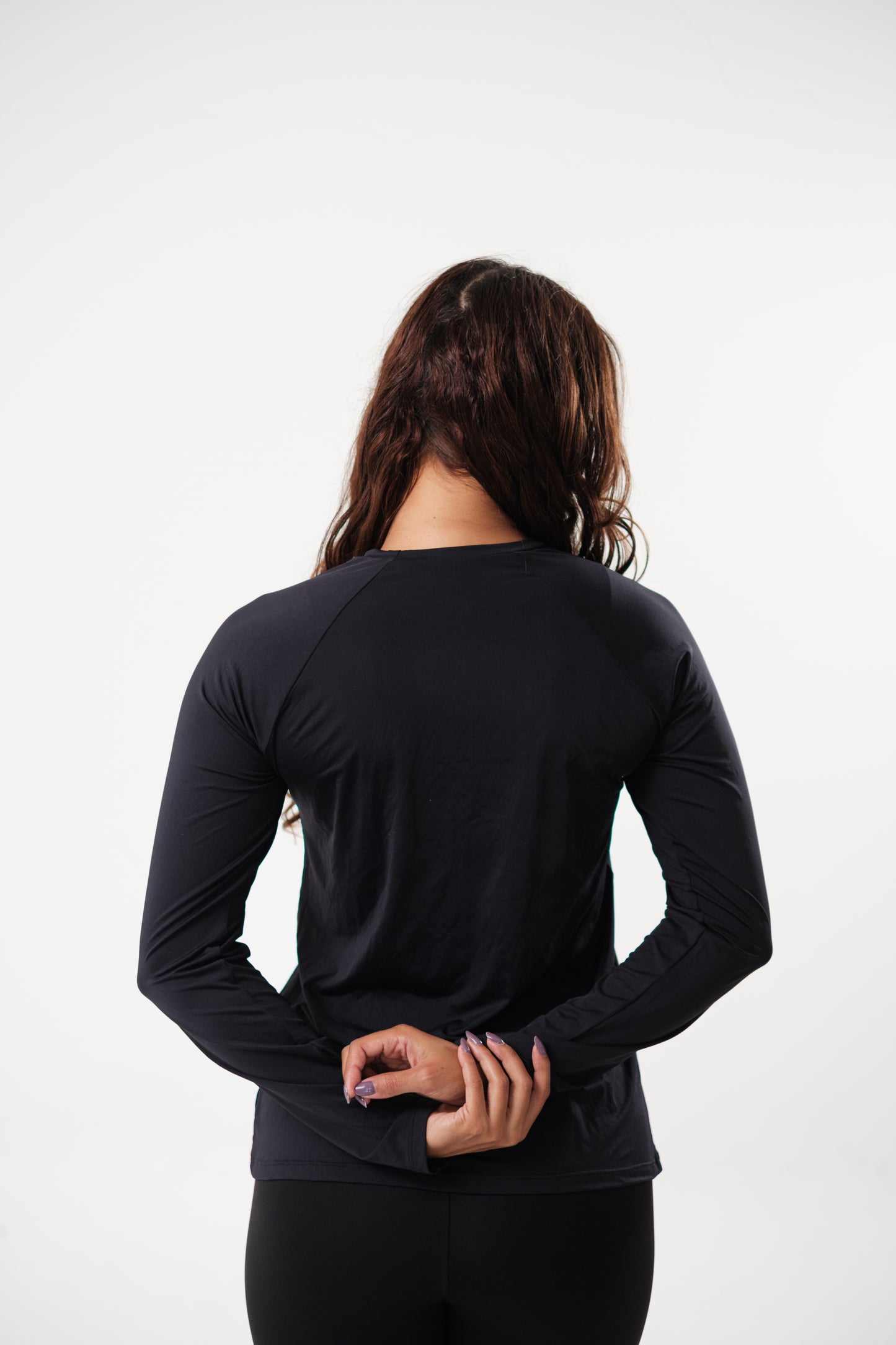 Blusa Manga Longa Soft Preto