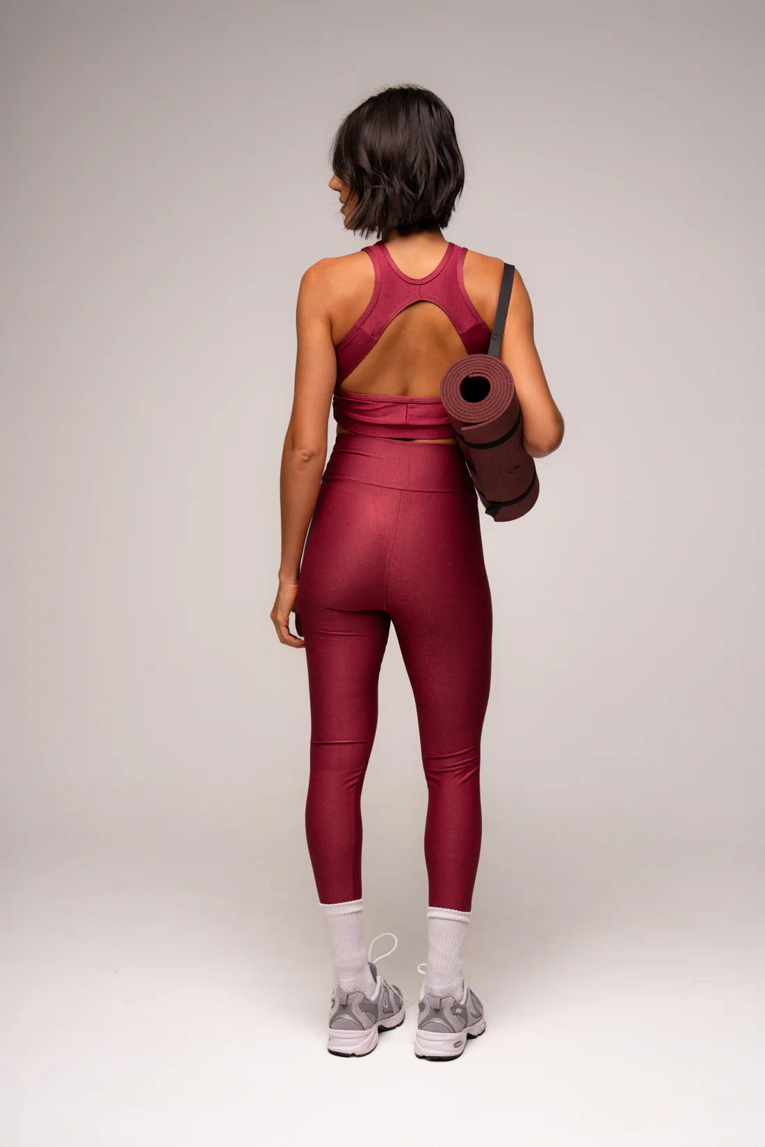 Conjunto Legging e Top Finally Marsala