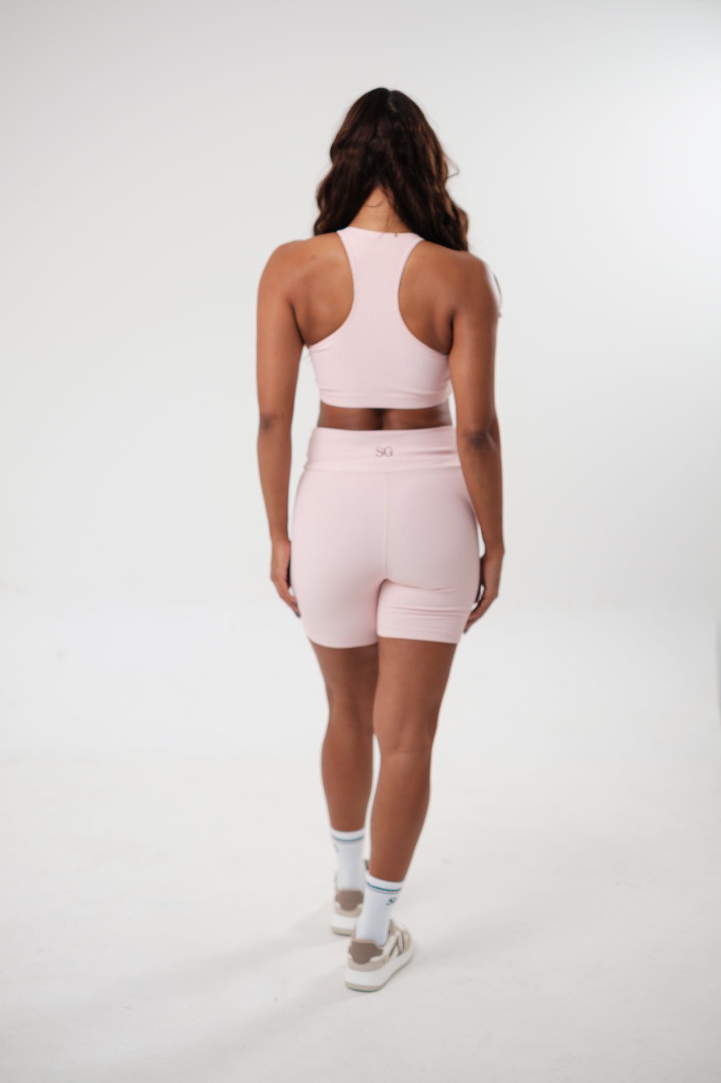 Conjunto Short e Top Nadador Blackout Rosa Seco