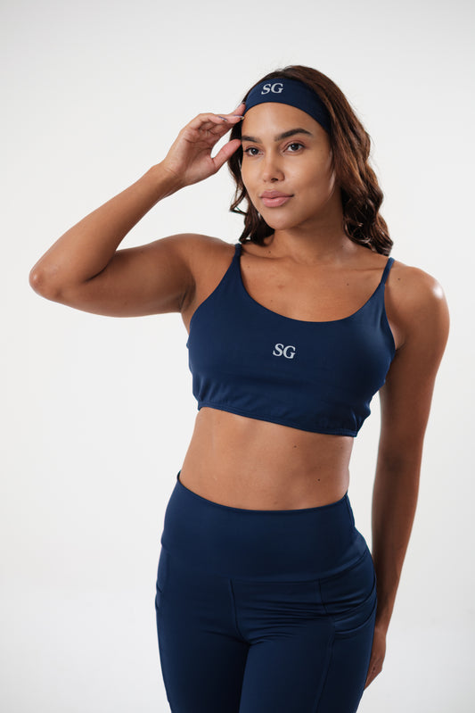 Top Slim Azul Marinho