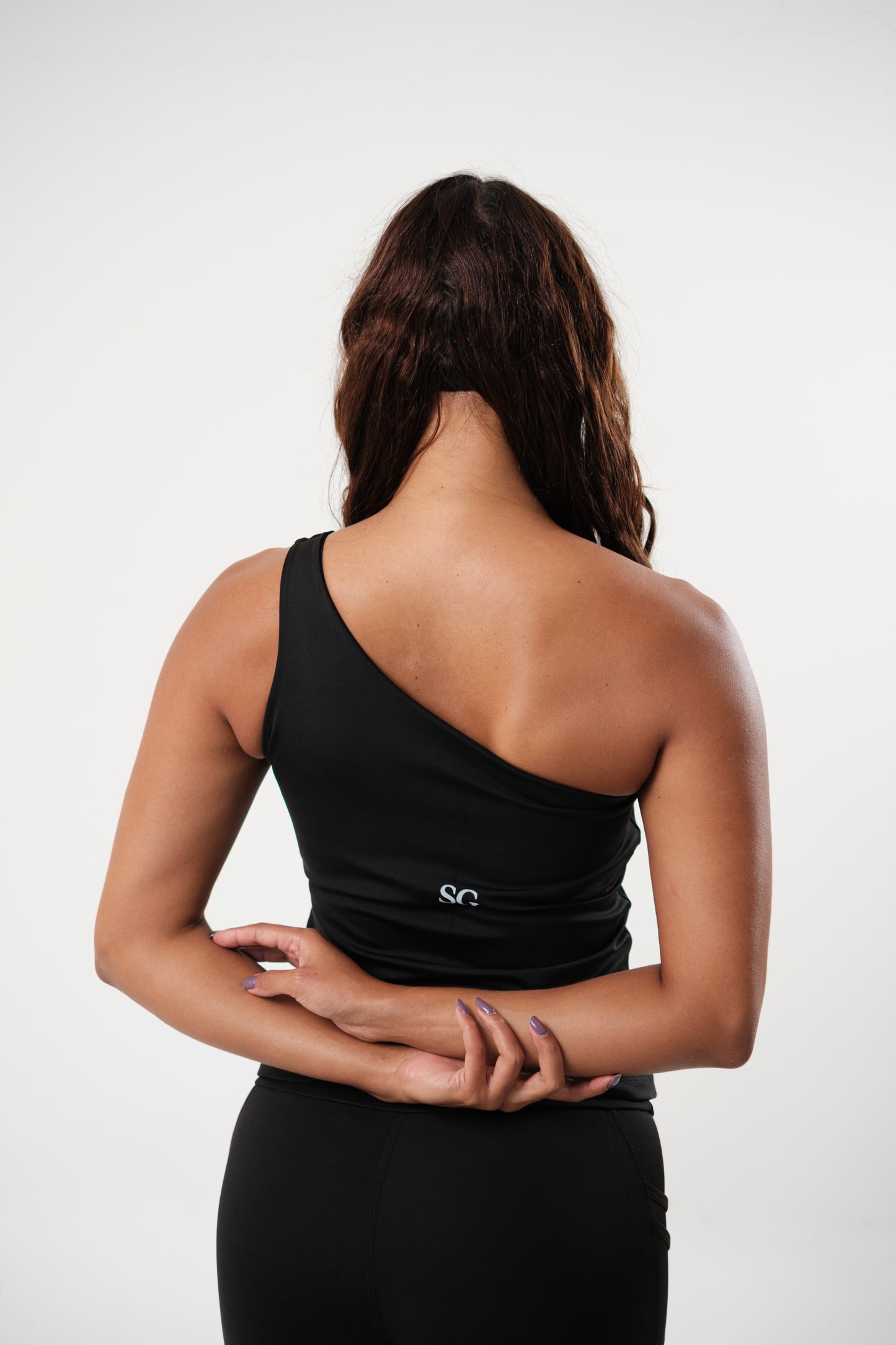 Blusa Regata Alça Única Preto