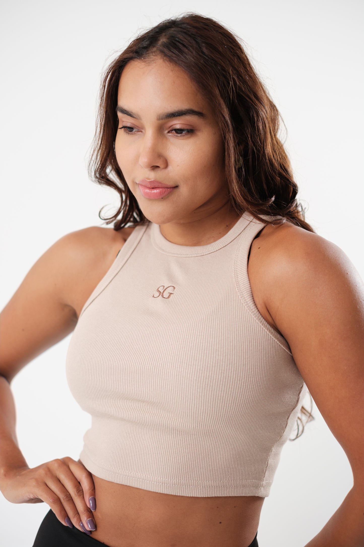 Cropped Básico Areia