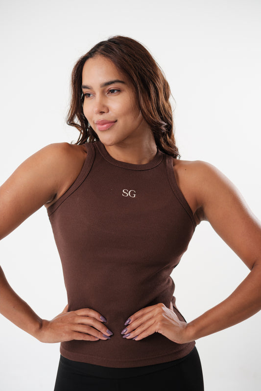 Regata Básica Marrom