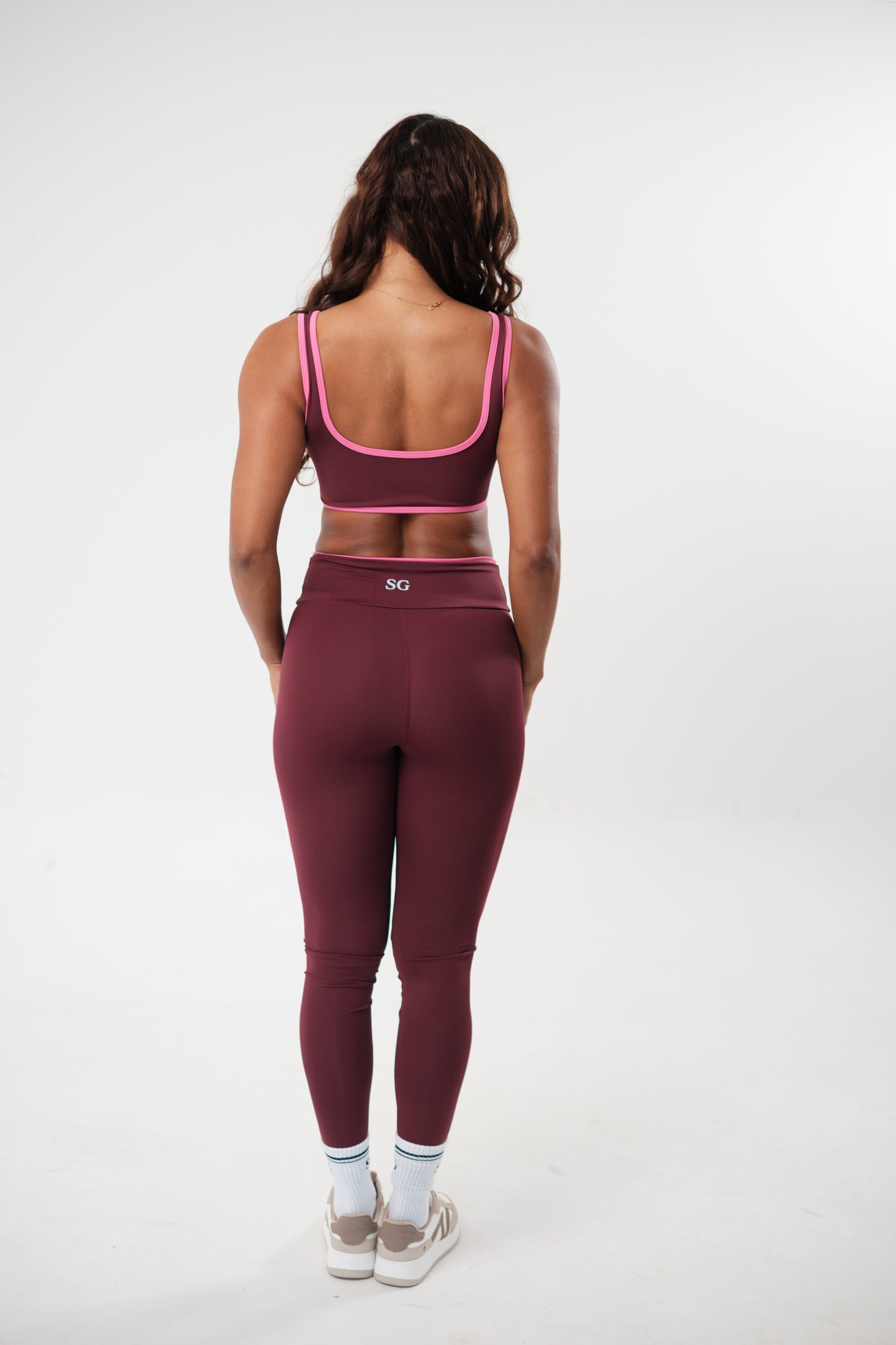 Conjunto Legging e Top Viés Roxo