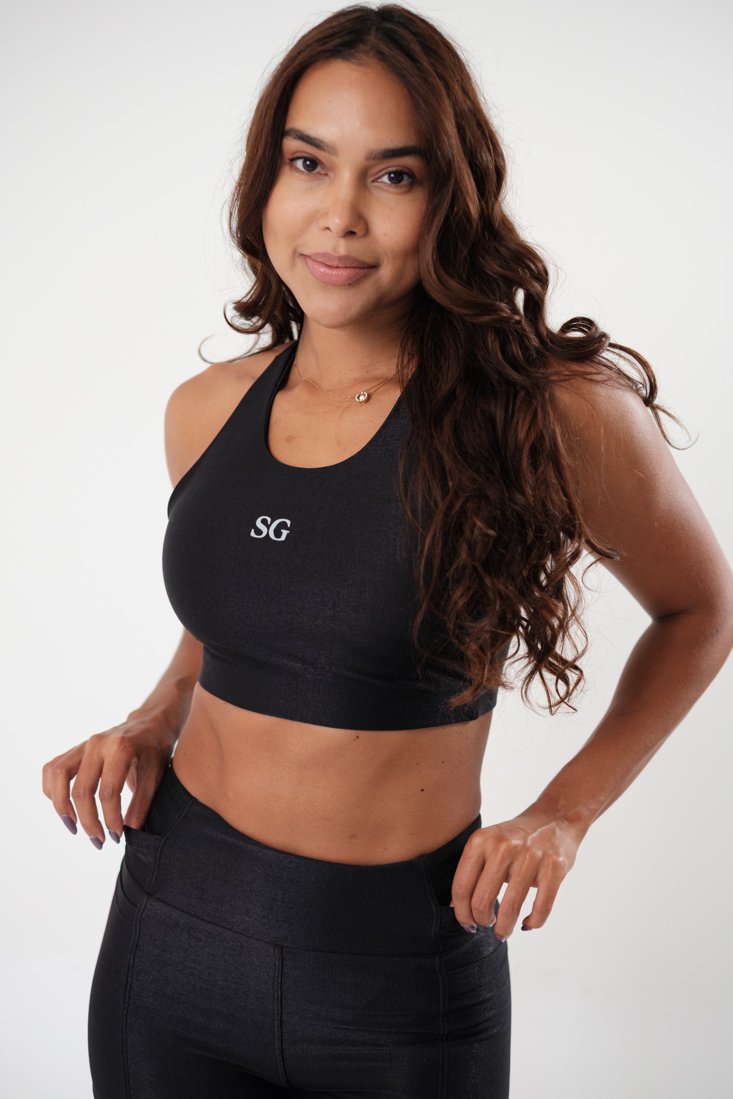 Conjunto Short e Top Runner Preto