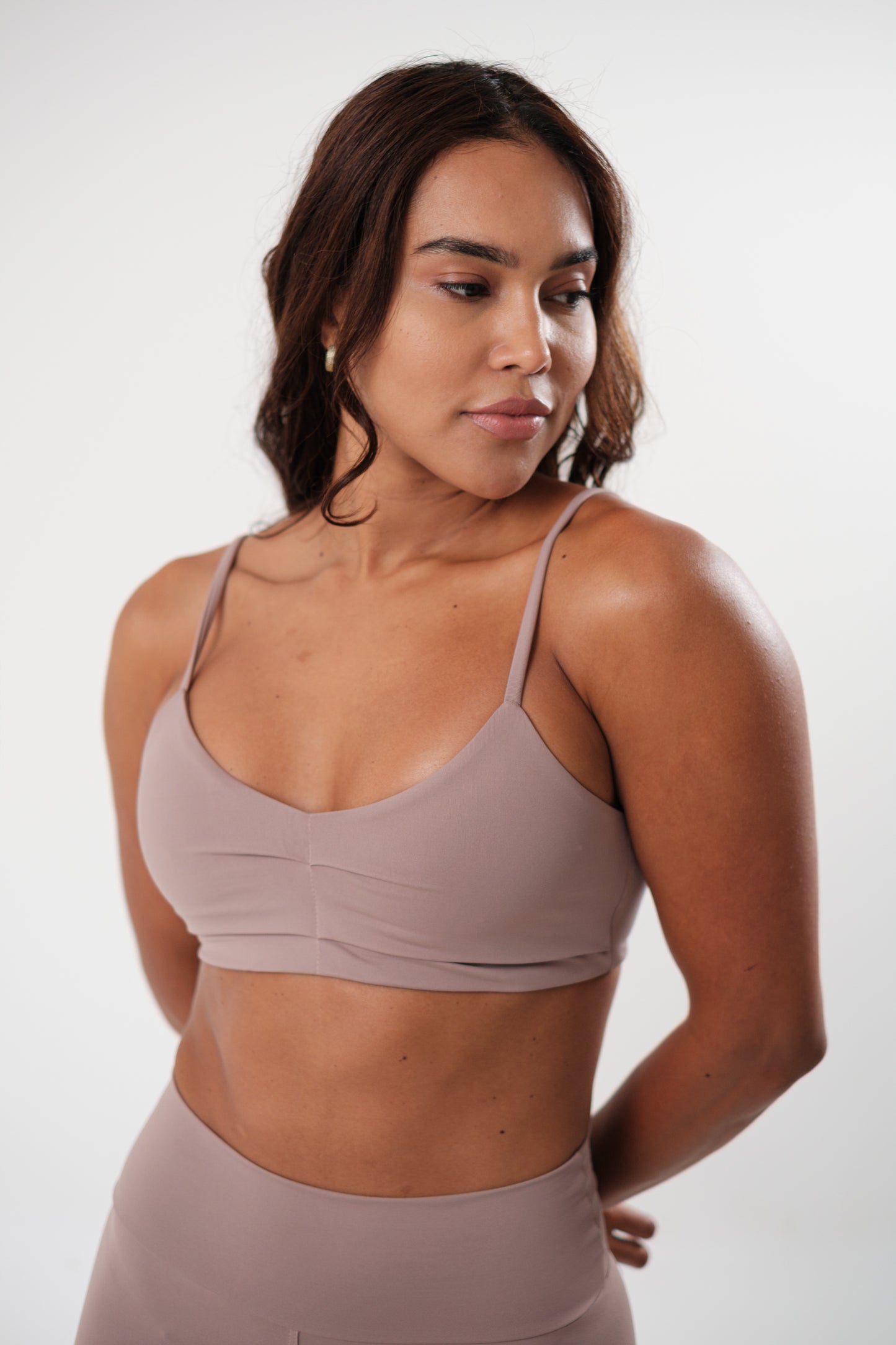 Conjunto Bermuda e Top Essentials Areia