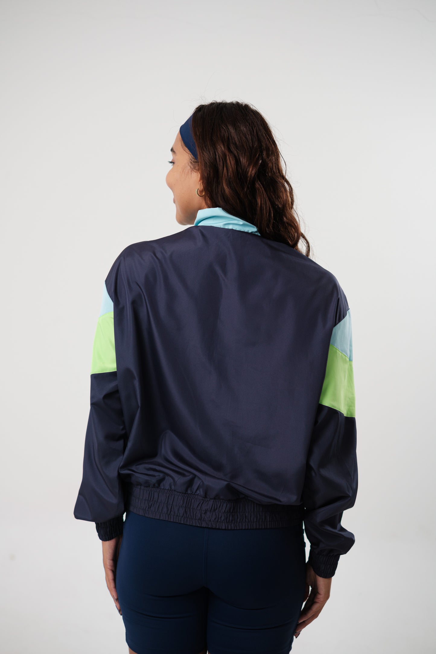 Jaqueta Corta-Vento Run Azul Marinho