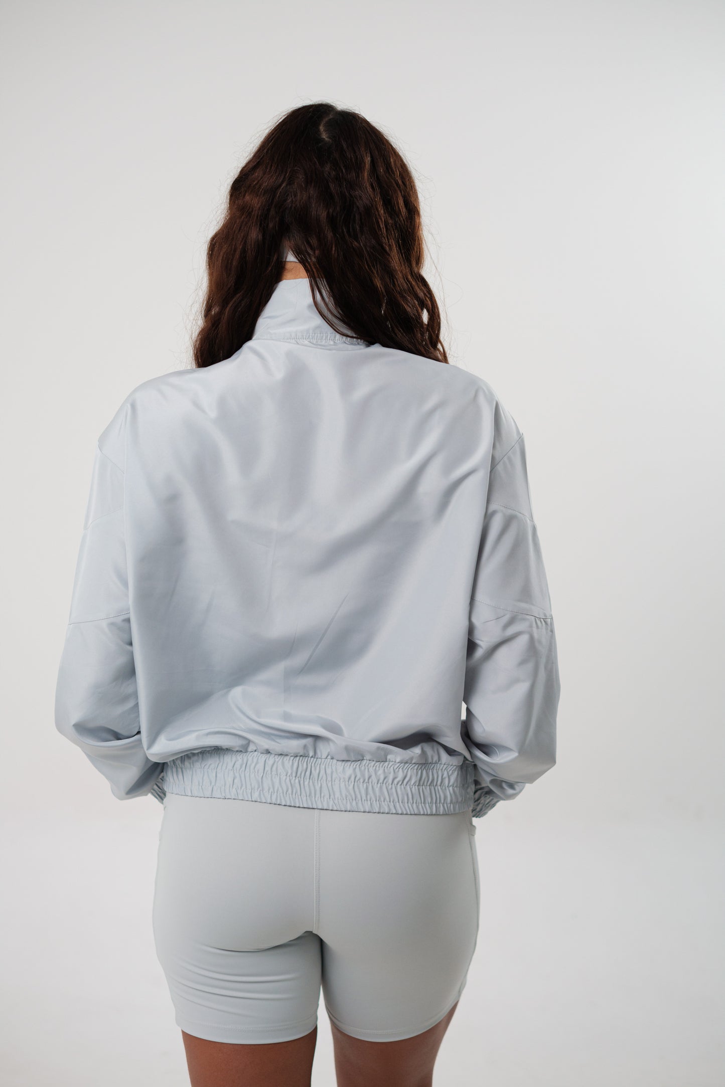 Jaqueta Corta-Vento Run Cinza