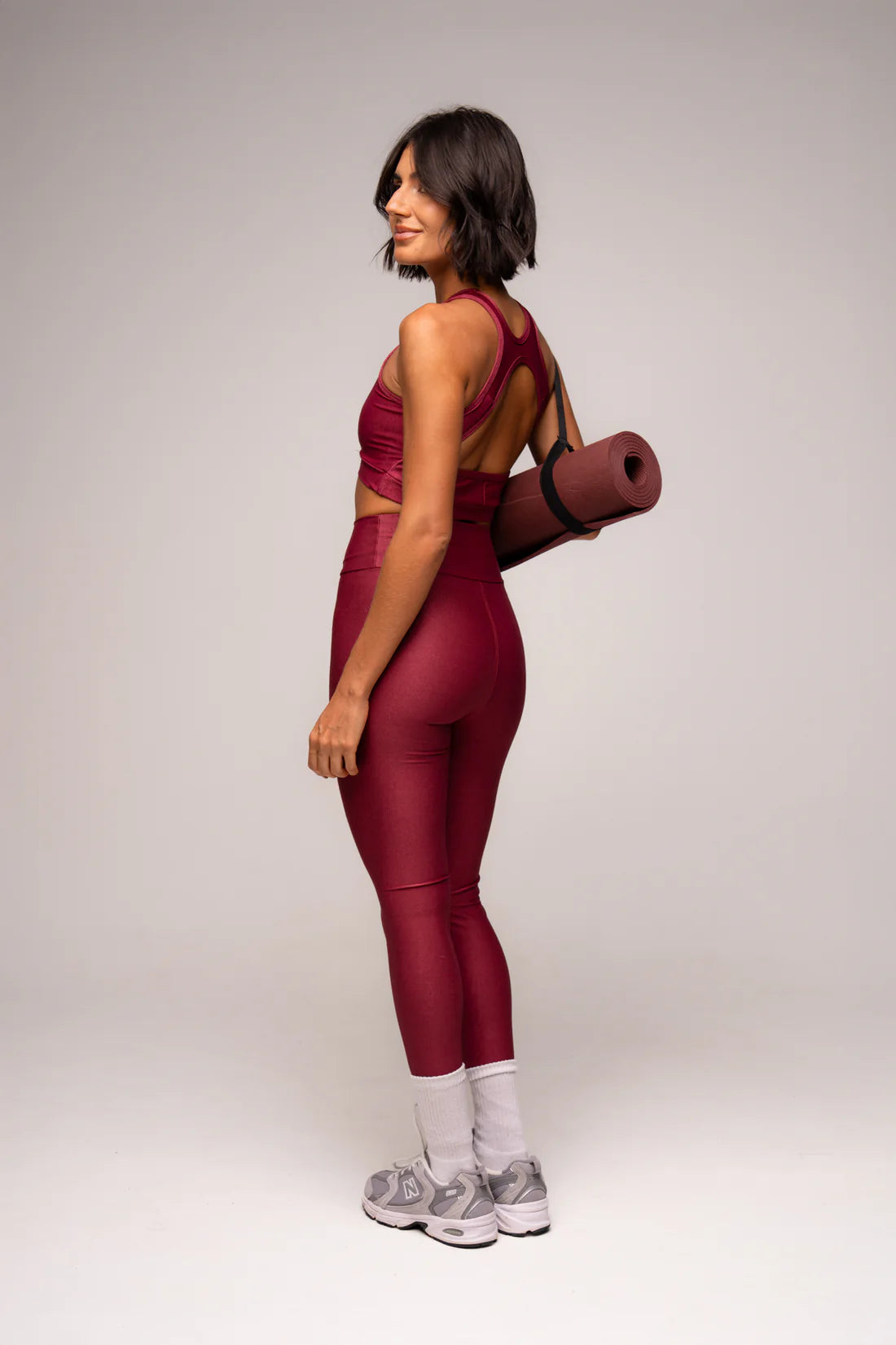 Conjunto Legging e Top Finally Marsala