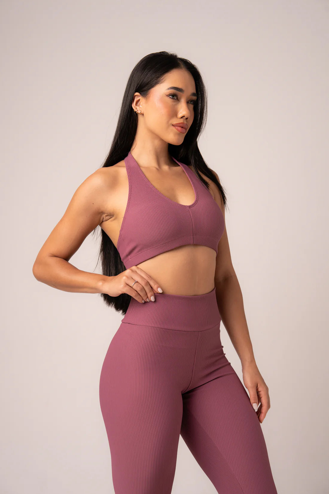 Conjunto Legging e Top Frente Única Blackout Tulip