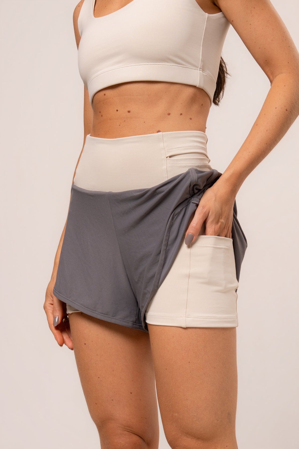 Conjunto Short Duplo e Top Soul Vanilla