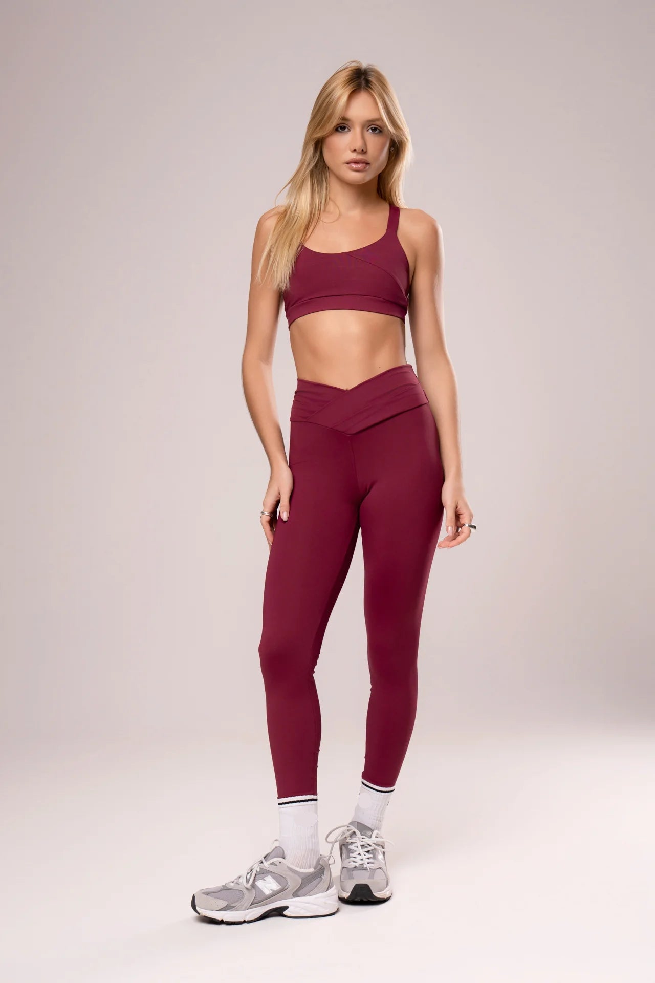 Conjunto Legging e Top Lush Power Marsala
