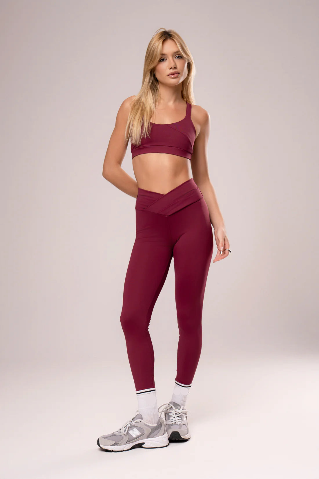 Conjunto Legging e Top Lush Power Marsala
