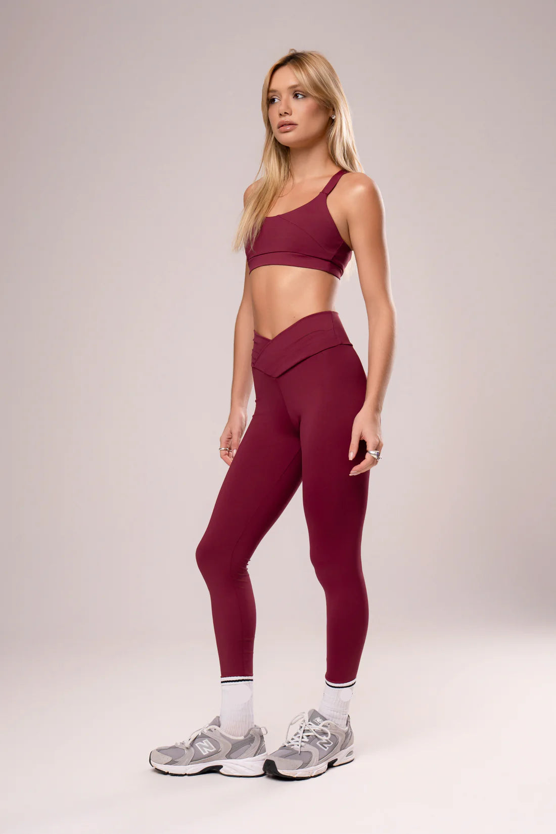 Conjunto Legging e Top Lush Power Marsala