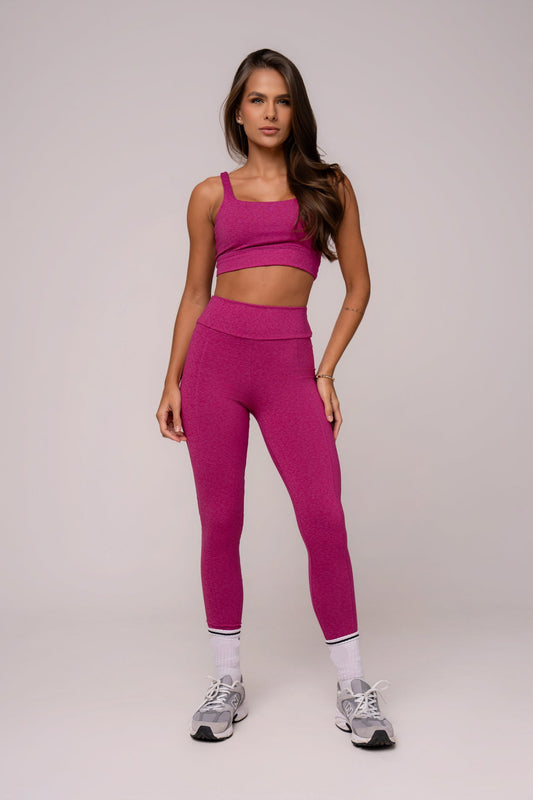 Conjunto Legging e Top Classic Essence Malva