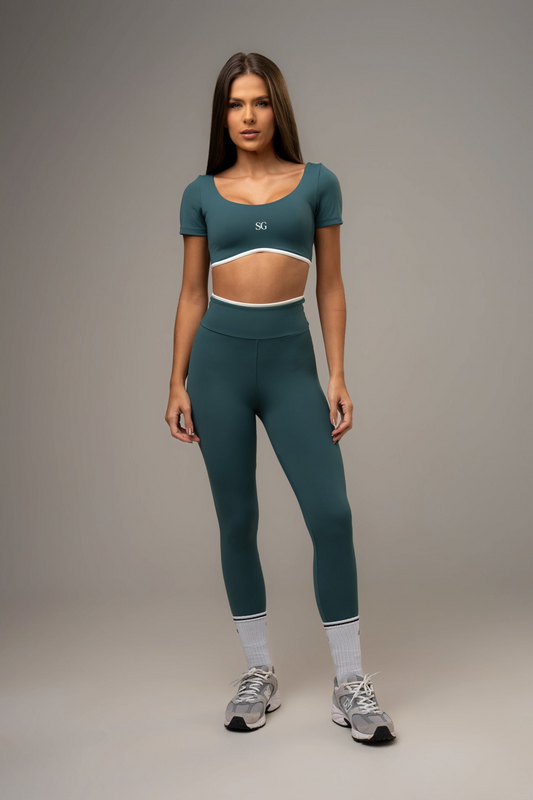 Conjunto Legging e Top Belle Verde Floresta