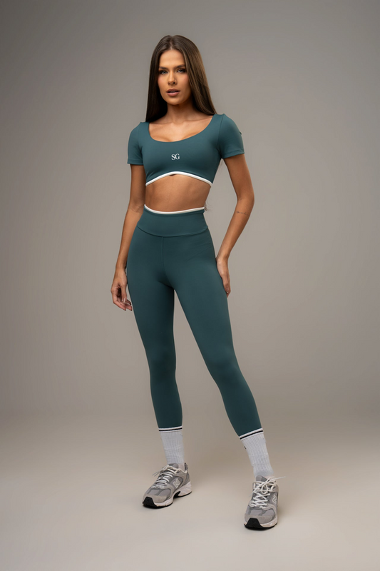 Conjunto Legging e Top Belle Verde Floresta