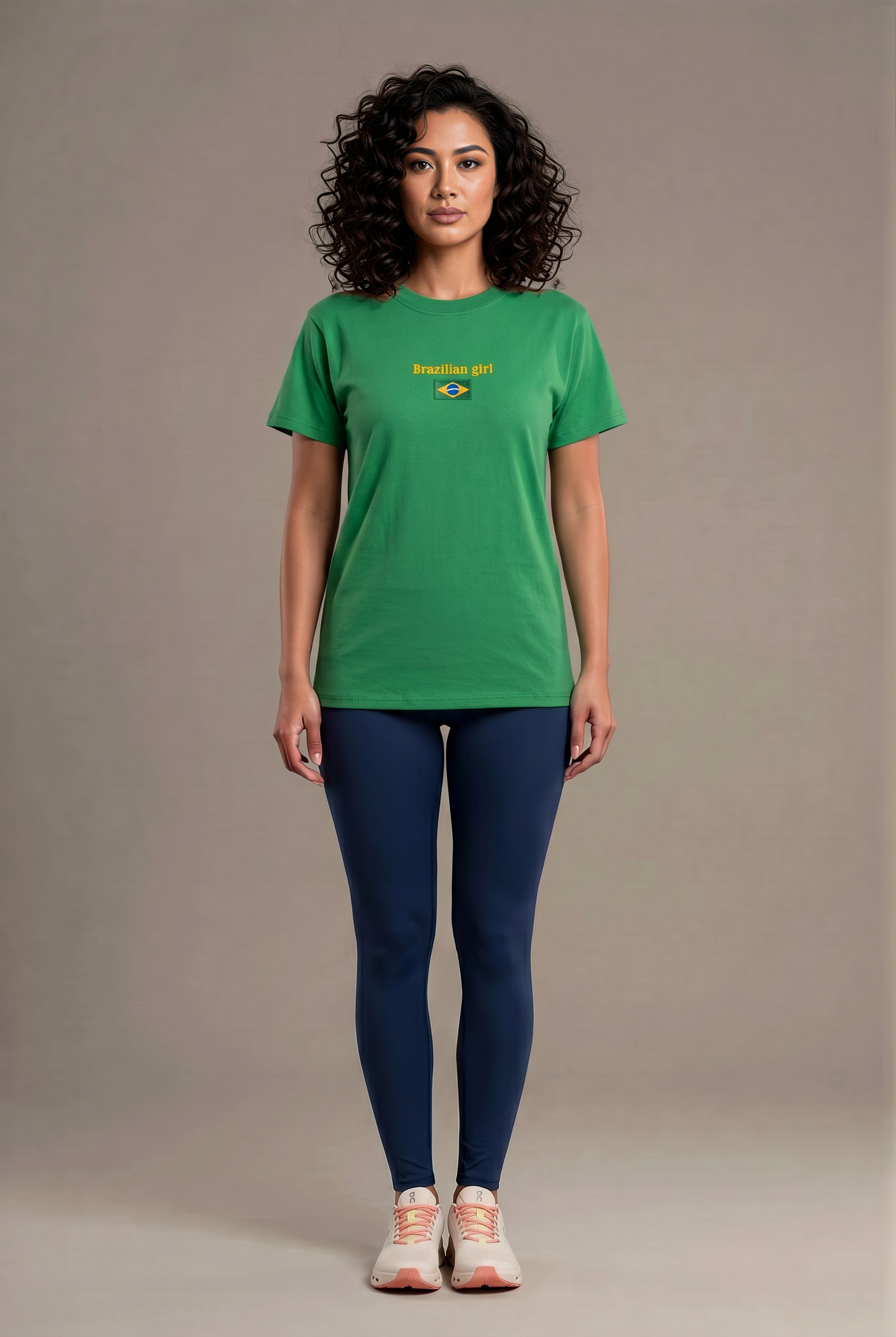 Camiseta Algodão Bandeira Verde Floresta